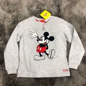 Disney | Boys’ Mickey Mouse Shirt | Grey | Size Small